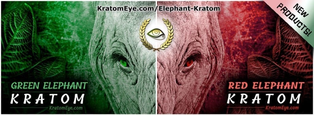 Elephant Kratom - Red, Green & White