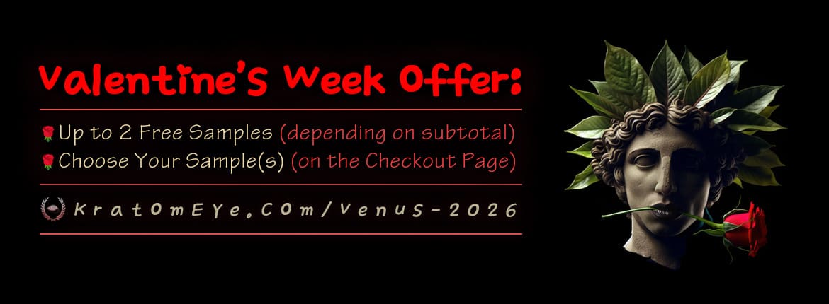 Valentines Week 2026 - Kratom & CBD / THC Gummy Deals