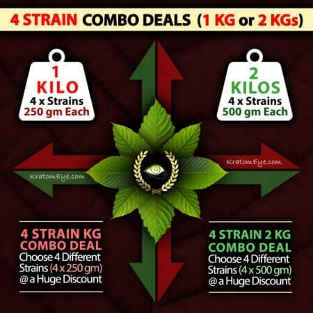 4 Strain Combo Deals: 4-Way Strain Split, Discounted Kilos