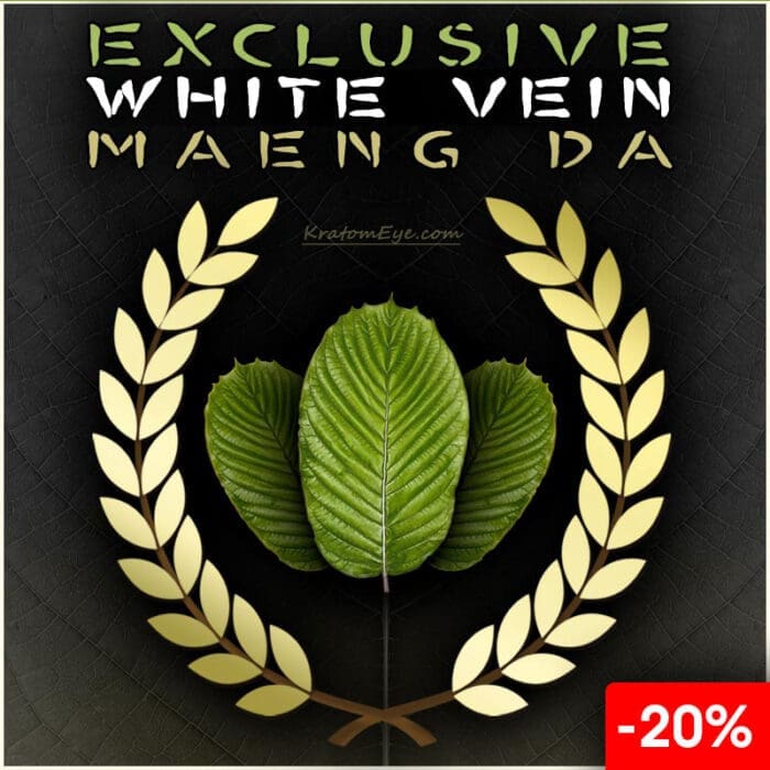 20% OFF Exclusive White Vein Maeng Da Kratom