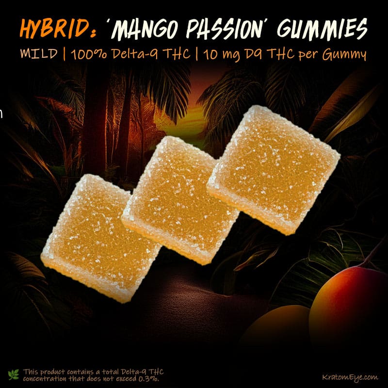 Mango Passion - Hybrid Delta-9 THC Gummies